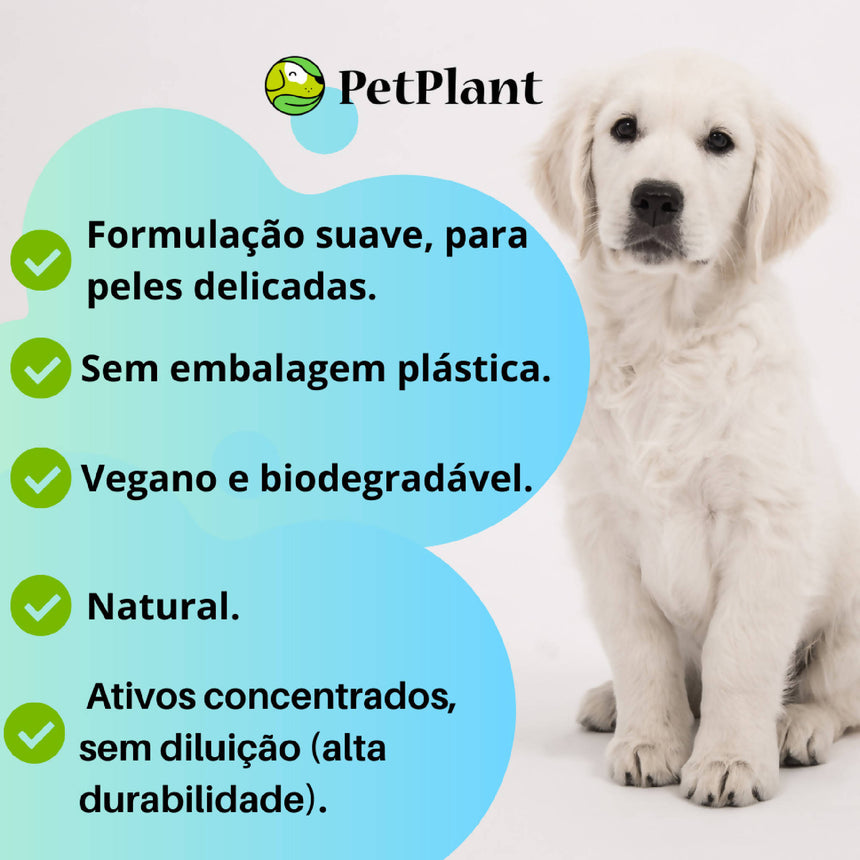 Shampoo Pet Sólido Natural e Vegano | Coco e Oliva - Nutritivo