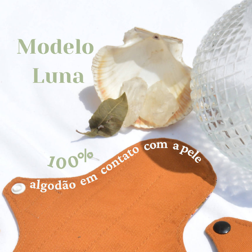 Absorvente Reutilizável - Médio - Modelo Luna