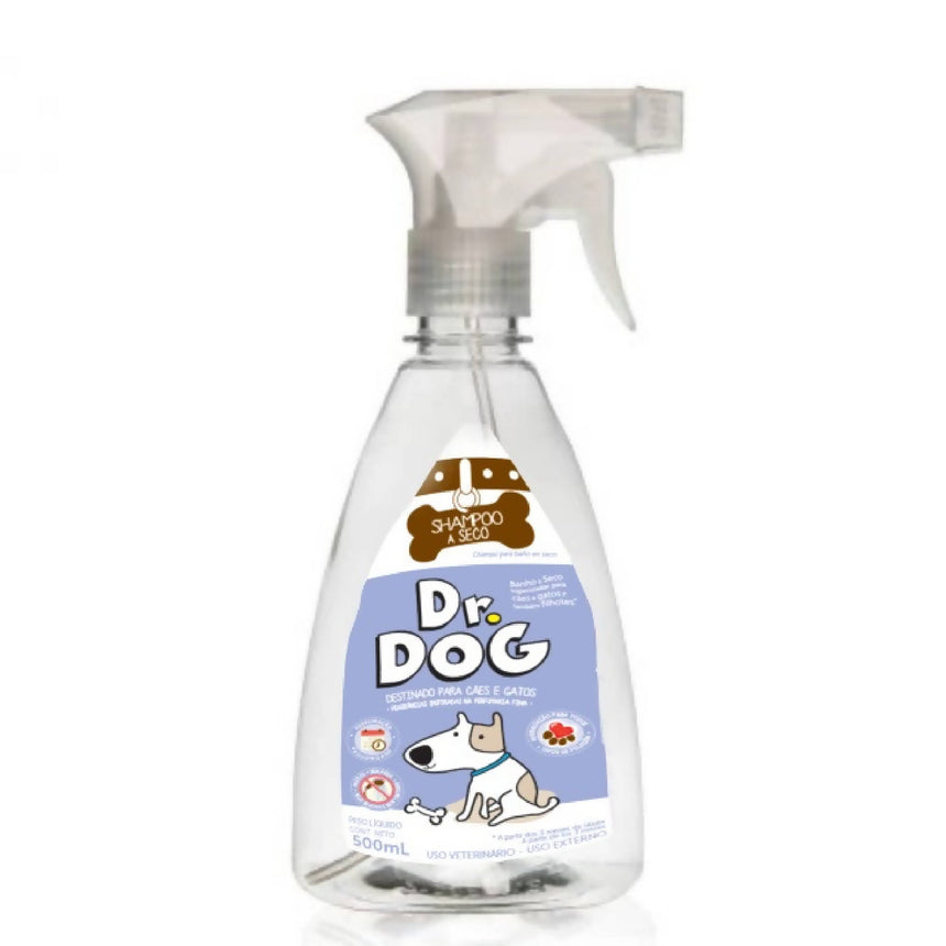 Shampoo Banho a Seco Cães e Gatos 500ml Limpa Patas