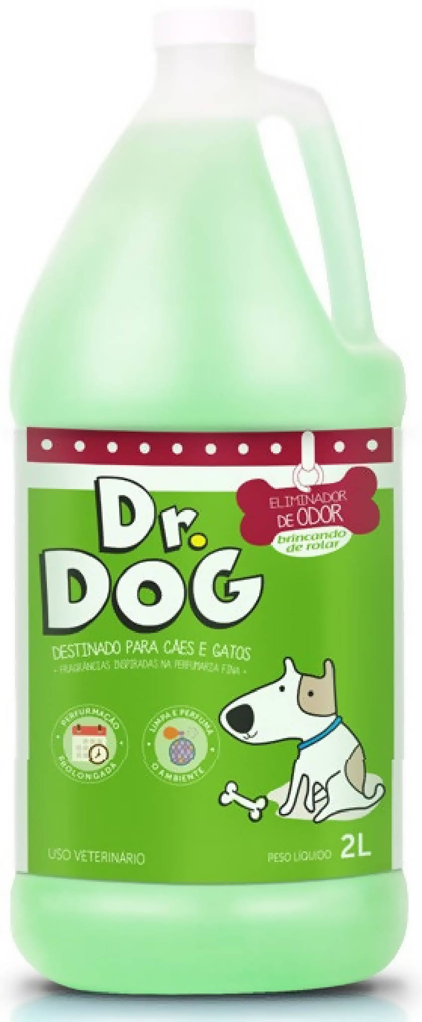 Eliminador de Odores Pet Brincando de Rolar Dr. Dog 2L Concentrado