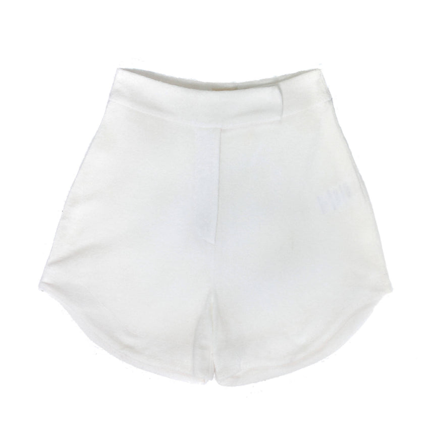 o Shorts Arco Alfaiataria Branco