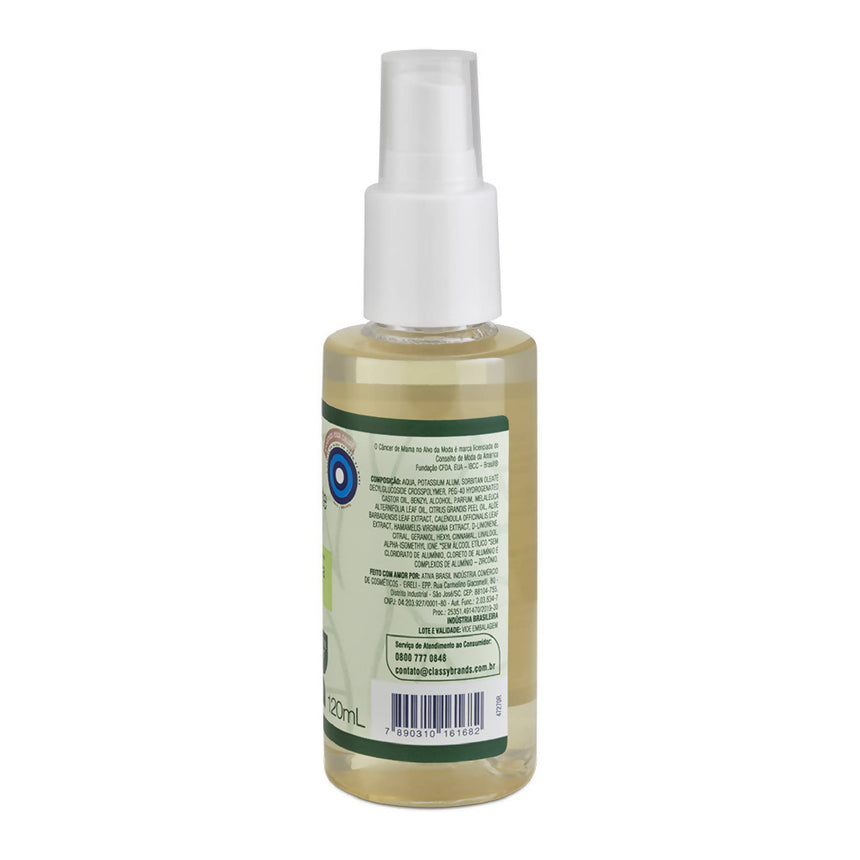 Desodorante Spray Natural com Óleos de Melaleuca e Toranja 120ml - Boni Natural