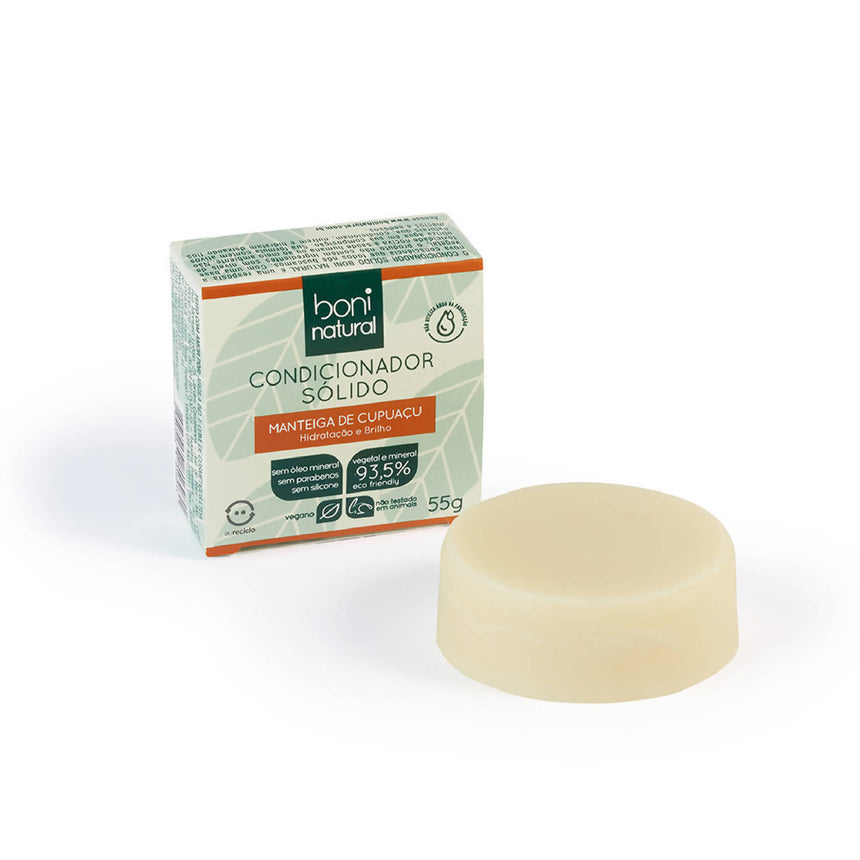 Condicionador Sólido Natural Manteiga de Cupuaçu 55g - Boni Natural