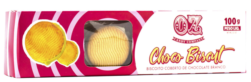 CHOCO BISCUIT BRANCO 100G